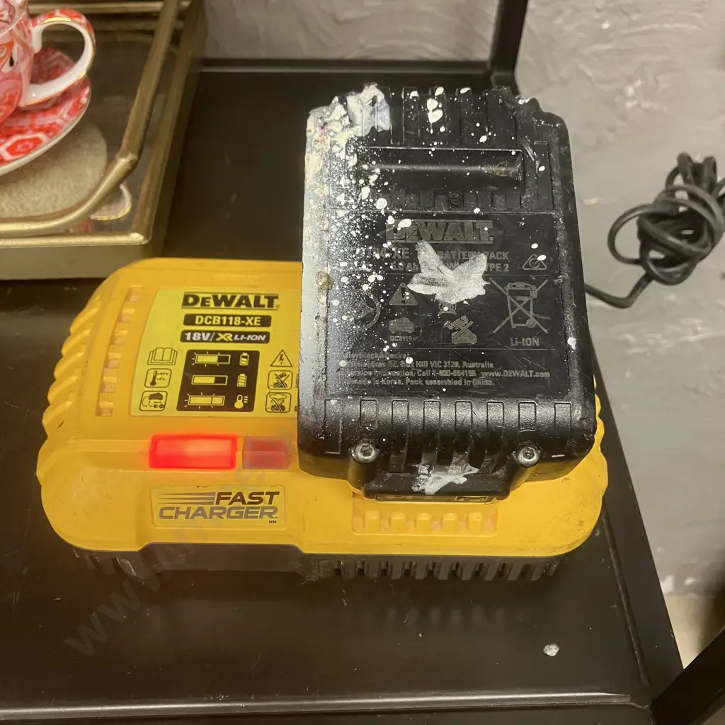 Dewalt DCB118-XE Fast Charger With DeWalt 5.0Ah Battery Image 1++