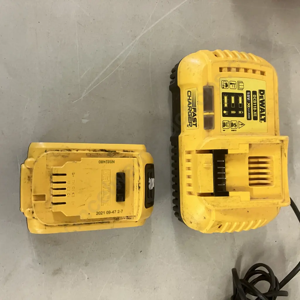 Dewalt DCB118-XE Fast Charger With DeWalt 5.0Ah Battery Image 1++