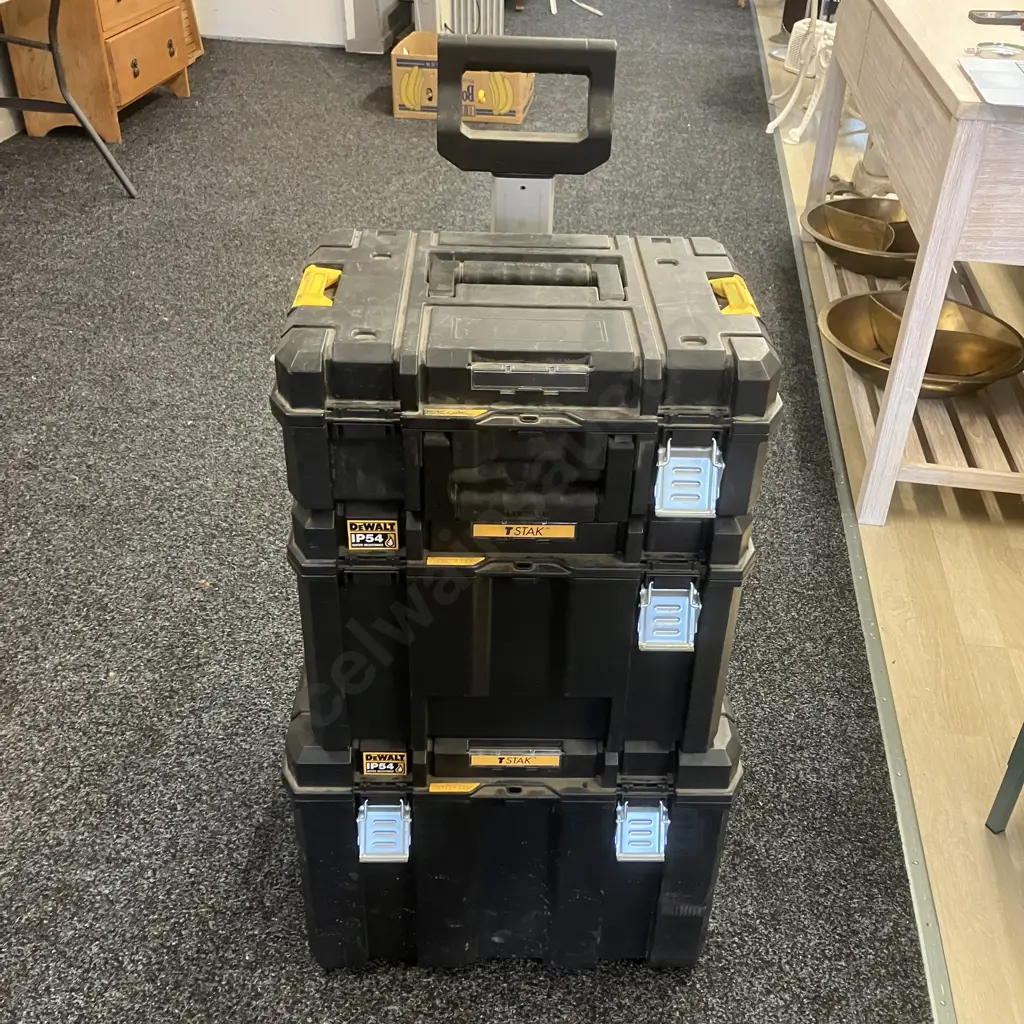 DeWalt TSTAK 3-In-1 Tower - Stackable Storage Tool Box System Image 1++