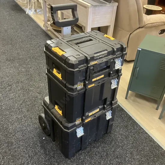 DeWalt TSTAK 3-In-1 Tower - Stackable Storage Tool Box System