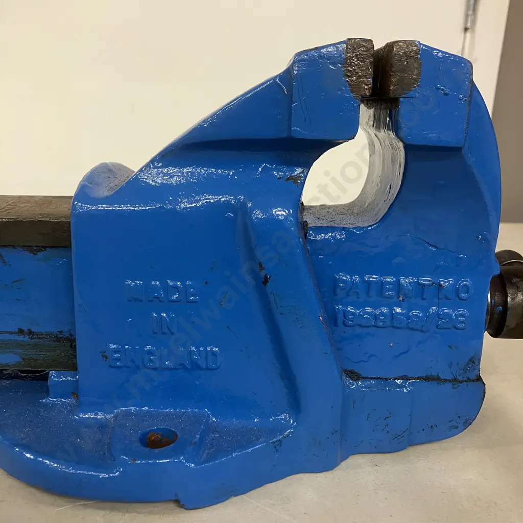 Record No 3 Workshop Vice Made In England, Patent No 196858/28 Image 1++