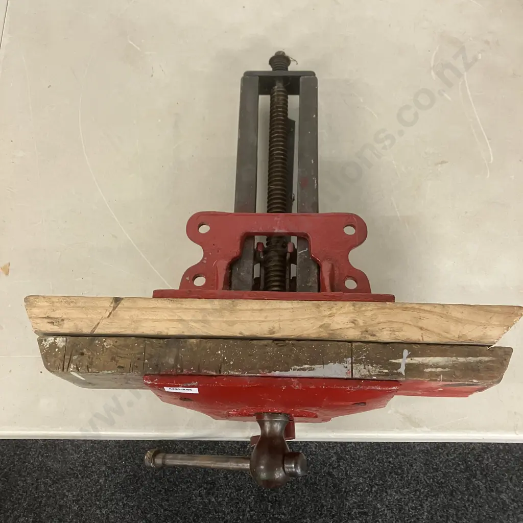 Vintage Parkinsons' Perfect Vise, Quick Release, 9" Jaws, Woodworking Vice Image 1++