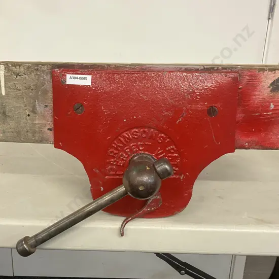 Vintage Parkinsons' Perfect Vise, Quick Release, 9" Jaws, Woodworking Vice