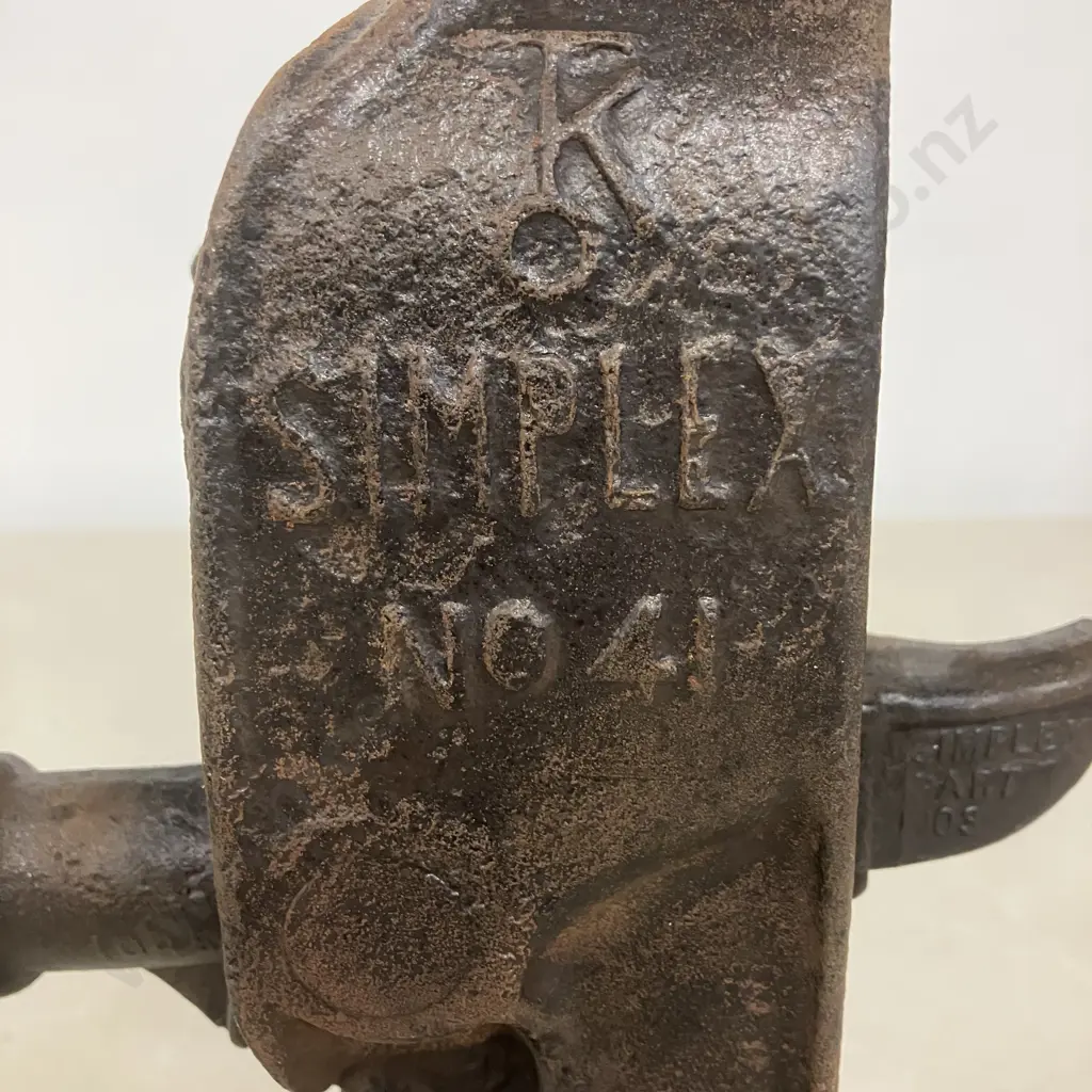 Vintage Simplex No. 41 TKO Railroad Jack 1.1/2 Tons - Templeton Kenly & Co Chicago Image 1++