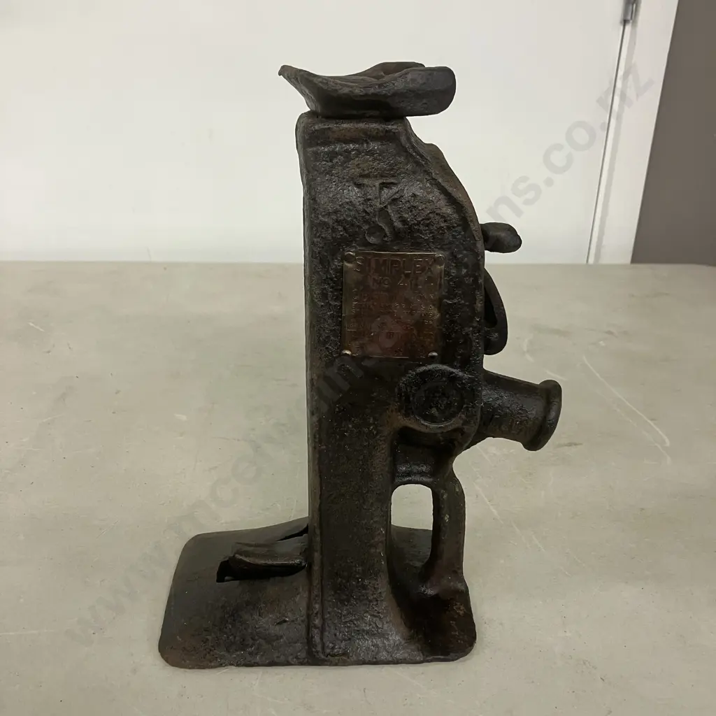 Vintage Simplex No. 41 TKO Railroad Jack 1.1/2 Tons - Templeton Kenly & Co Chicago Image 1++