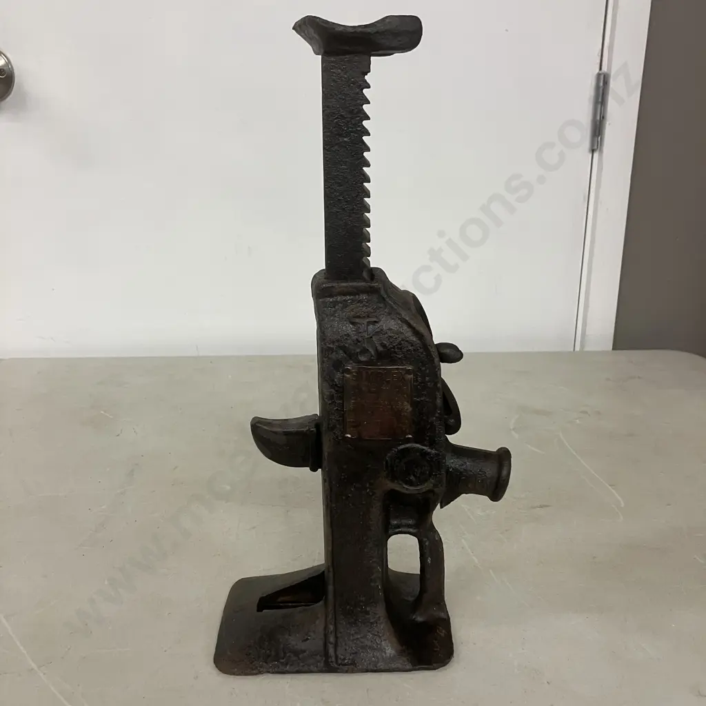 Vintage Simplex No. 41 TKO Railroad Jack 1.1/2 Tons - Templeton Kenly & Co Chicago Image 1++