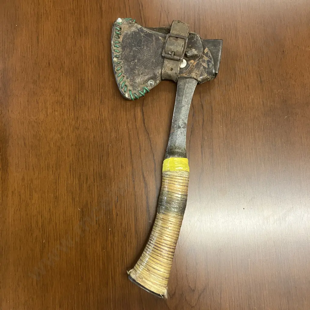 Vintage Estwing Hatchet With Leather Sheath - Made In USA Image 1++