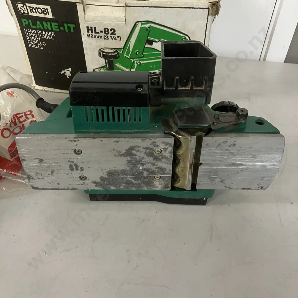 Ryobi Plane-It 82mm Hand Planer Model HL-82 & Vintage King Quick-Saw In Original Boxes Image 1++