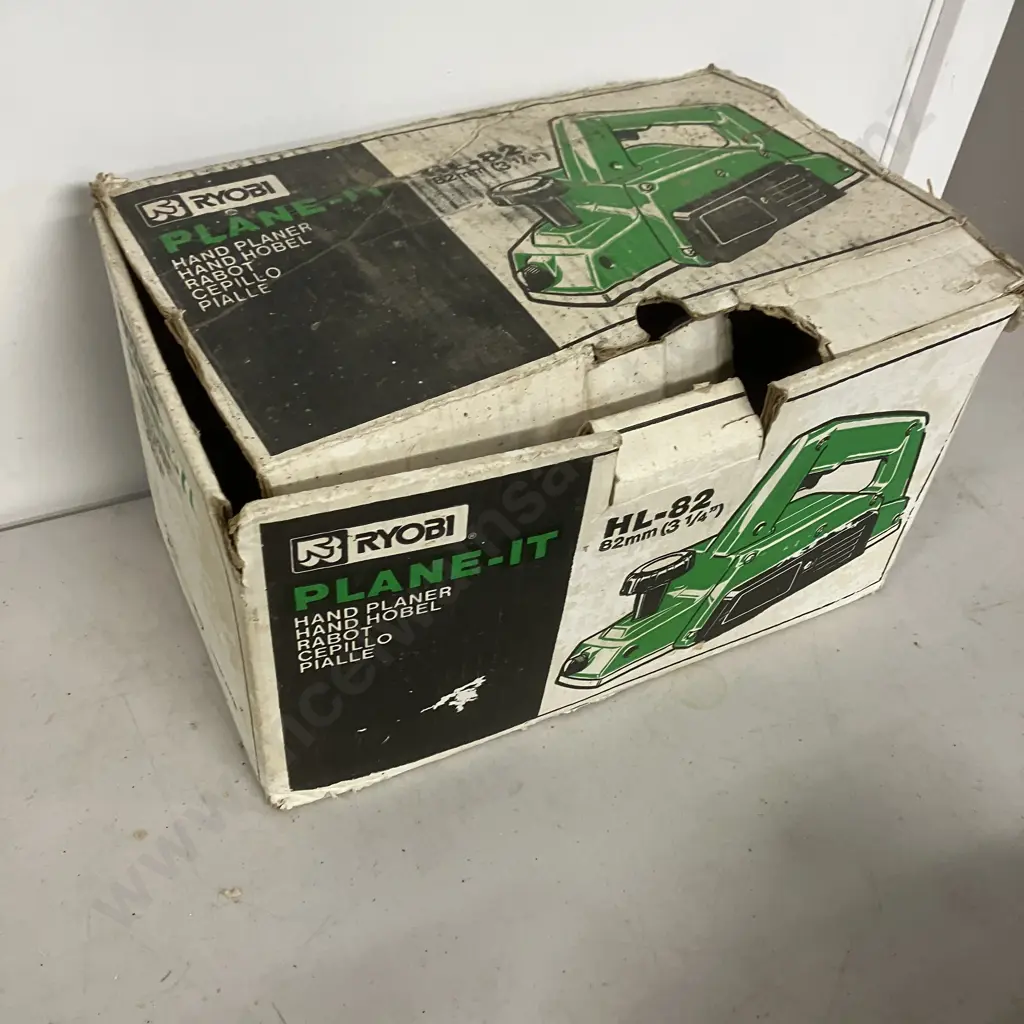 Ryobi Plane-It 82mm Hand Planer Model HL-82 & Vintage King Quick-Saw In Original Boxes Image 1++