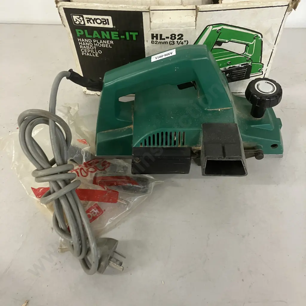 Ryobi Plane-It 82mm Hand Planer Model HL-82 & Vintage King Quick-Saw In Original Boxes Image 1++
