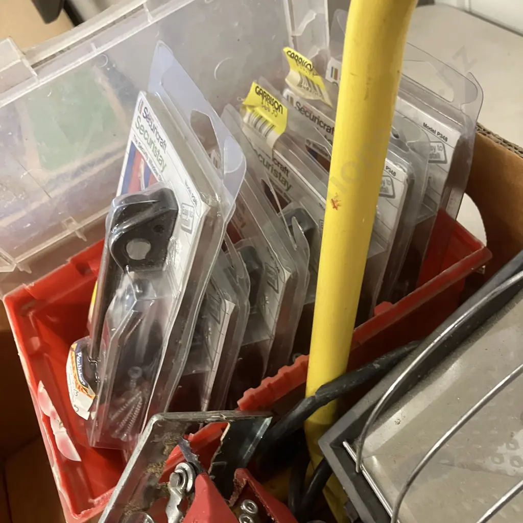 Box Lot Securistays, Floodlight (No Bulb), Jigsaw Etc Image 1++