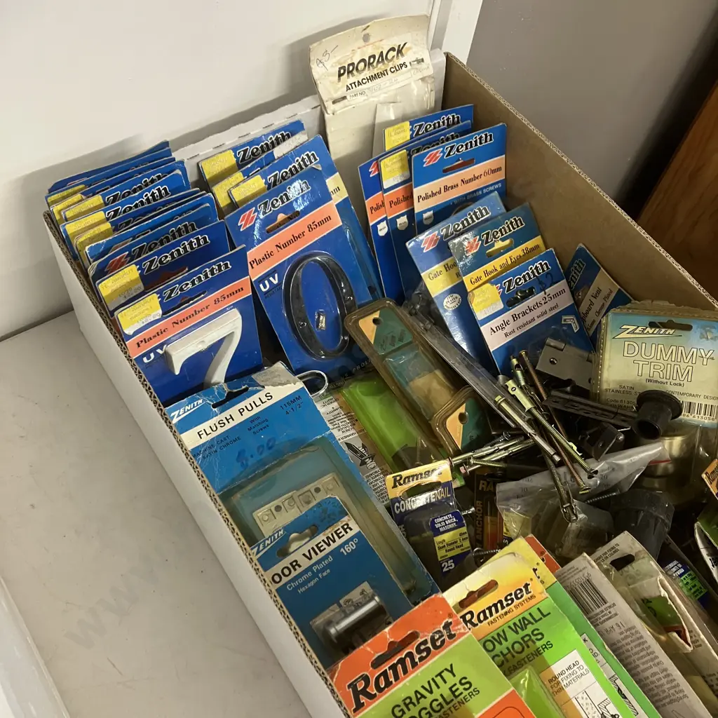 Box Lot Assorted Hardware Image 1++