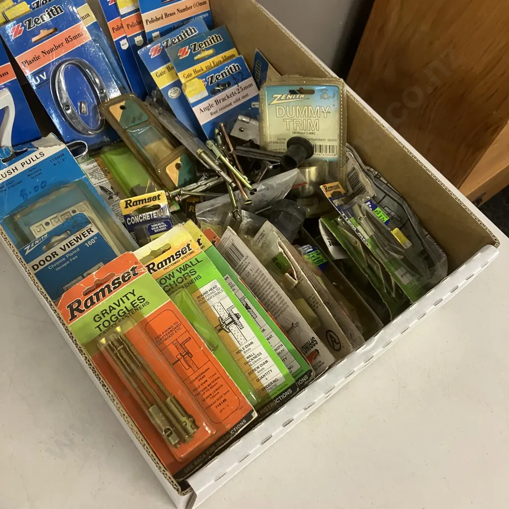 Box Lot Assorted Hardware Image 1++