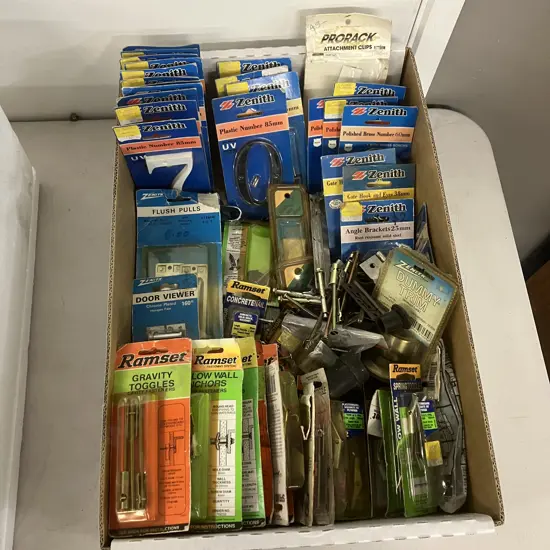 Box Lot Assorted Hardware