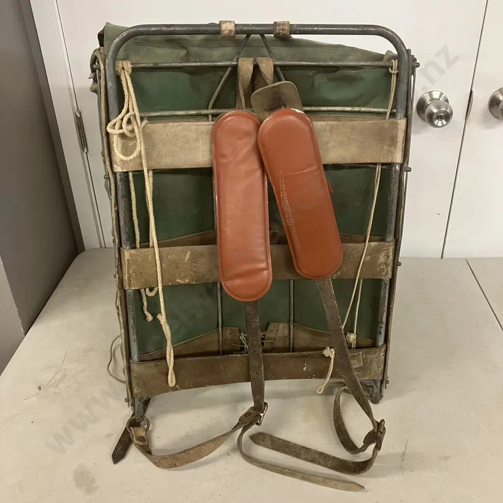 Vintage Wintest New Zealand Made Canvas Backpack With External Frame, Etc (Sold with -35) Image 1++