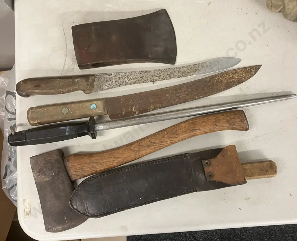 Knives, Hatchet, Axe Head Etc Image 1++