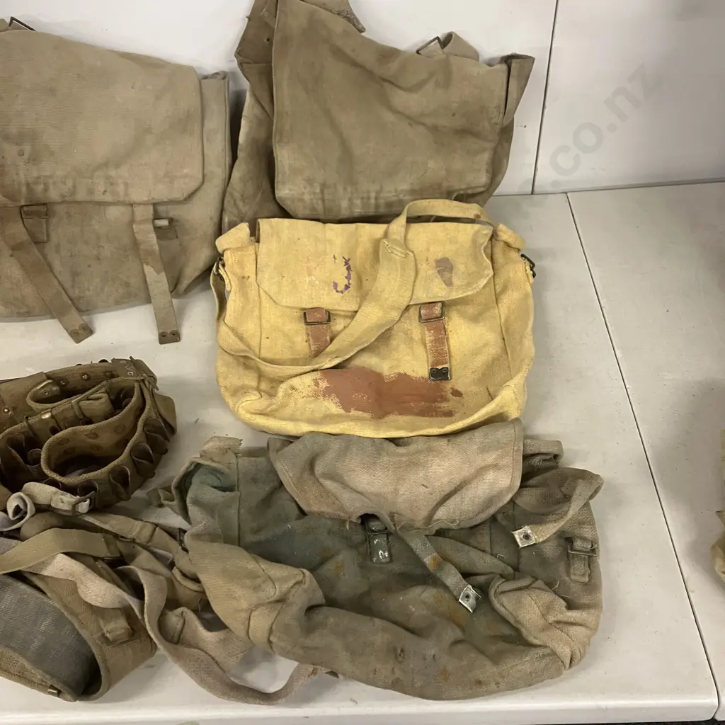 Webbing Cartridge Belt, Bags, Straps Etc Image 1++