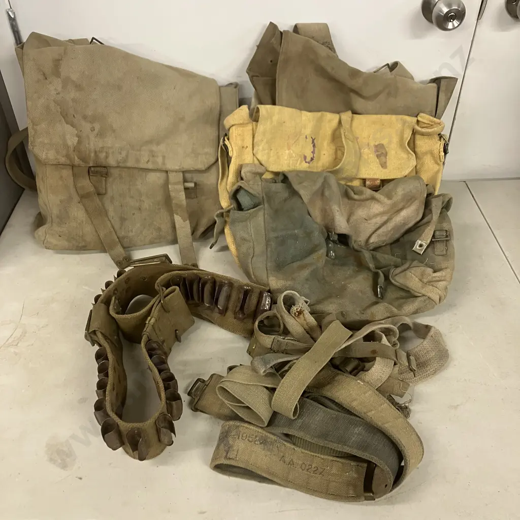 Webbing Cartridge Belt, Bags, Straps Etc Image 1++