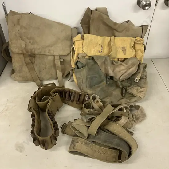 Webbing Cartridge Belt, Bags, Straps Etc