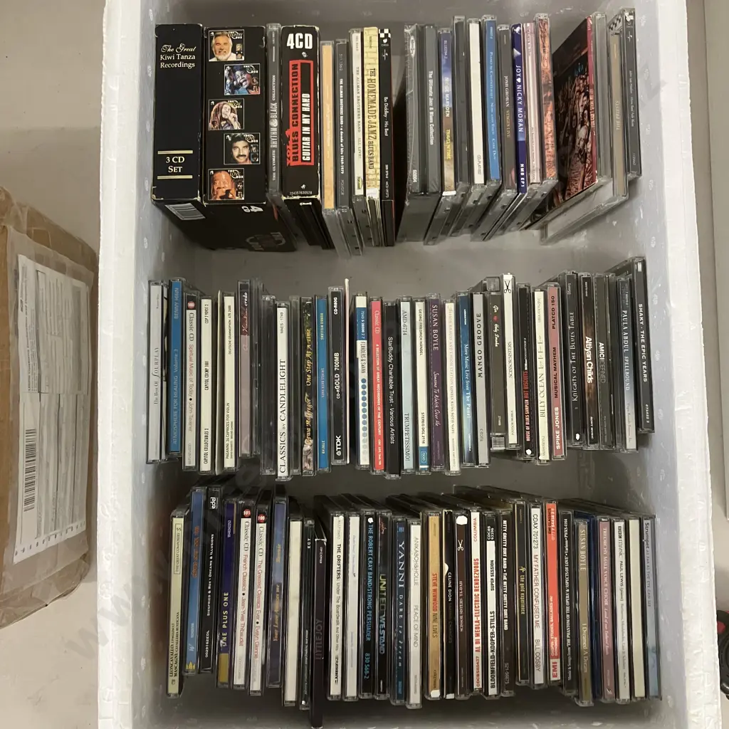 Box Lot Assorted CDs - Blues, Jazz, Classical Etc Image 1++
