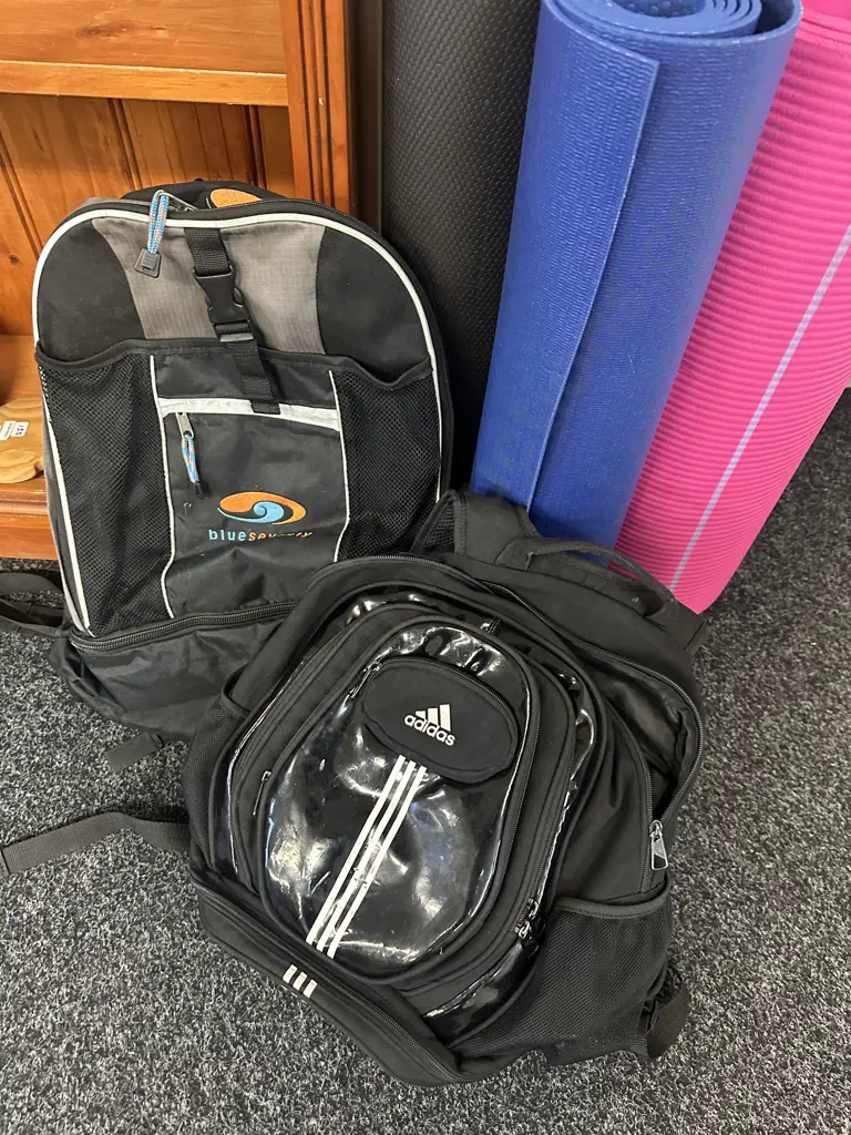 Suzy Ironing Board, Excercise Mats, Adidas Backpack Etc Image 1++