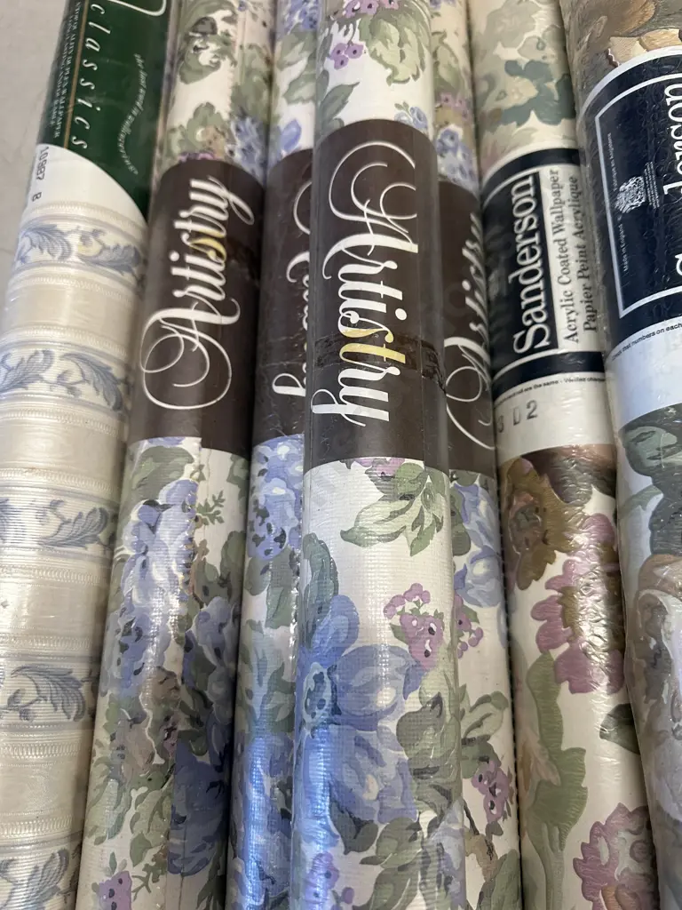 Vintage Wallpaper Including Sanderson, Artistry Etc Image 1++