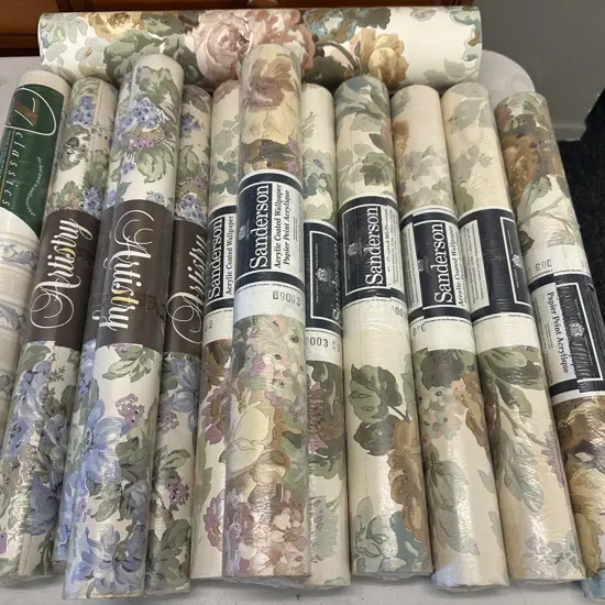 Vintage Wallpaper Including Sanderson, Artistry Etc