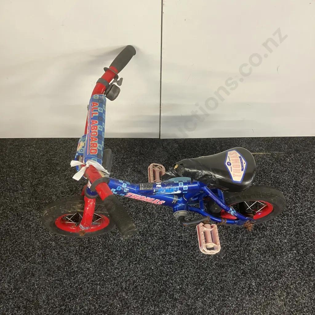 Blue Thomas Childs Bike Image 1++