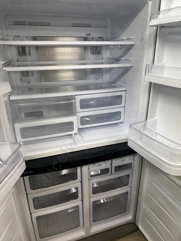 Sharp French Door Fridge Freezer Hybrid Cooling System Model SJ-F624ST Image 1++