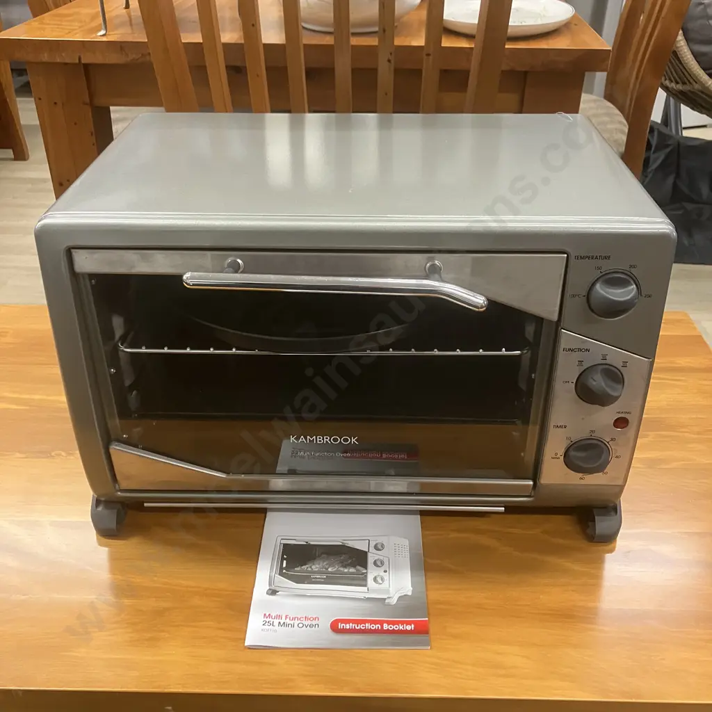 Kambrook Multi Function 25L Mini Oven With Instruction Manual Image 1++
