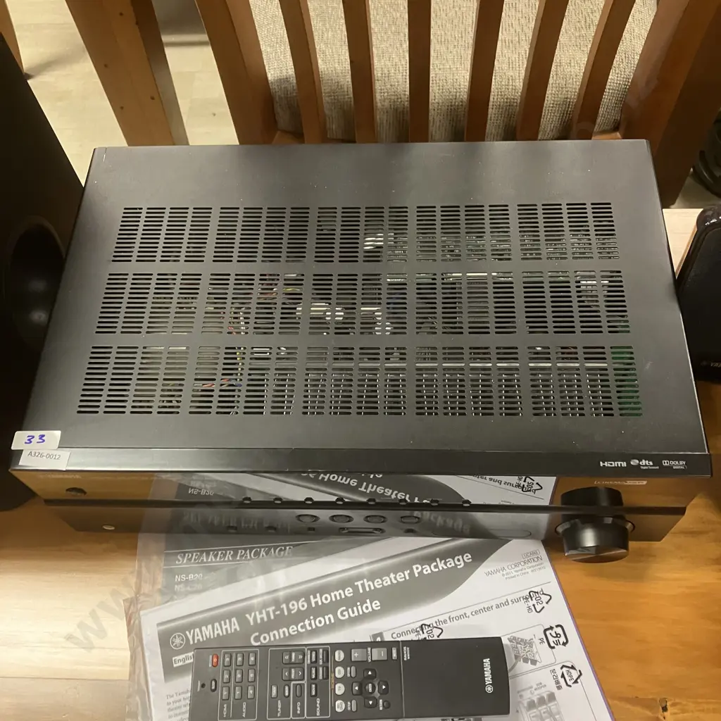 Yamaha YHT-196 Home Theater - Manuals, Cables, Remote Control Image 1++