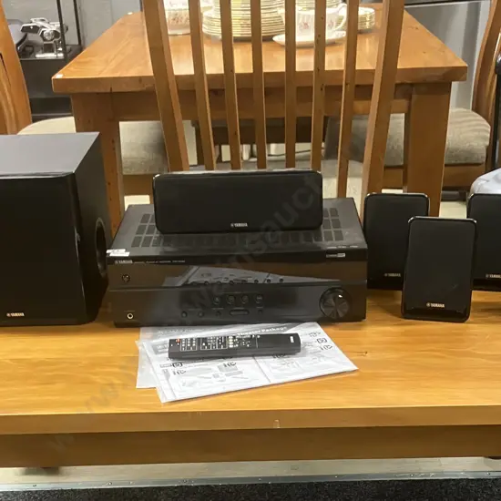 Yamaha YHT-196 Home Theater - Manuals, Cables, Remote Control