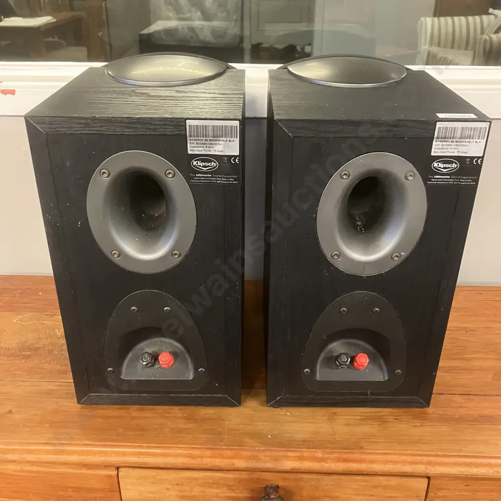 Klipsch Synergy B2 Bookshelf Speakers Blk - 75Watt 8 Ohm, Pair of Image 1++