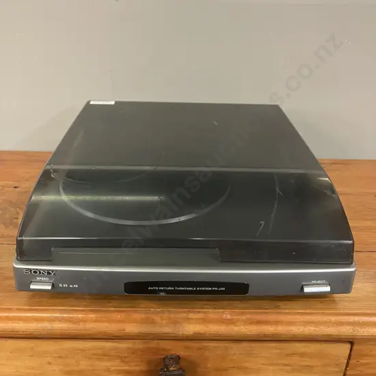 SONY PS-J20 Auto Return Turntable System, Built-In Preamp, Made in Japan