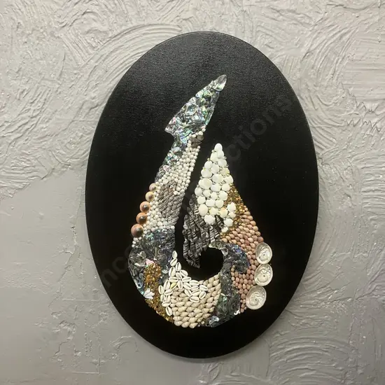 "Coastal Visions" Original Kiwiana Art by Donna Lipinski, Multimedia. 51 x 35.5cm