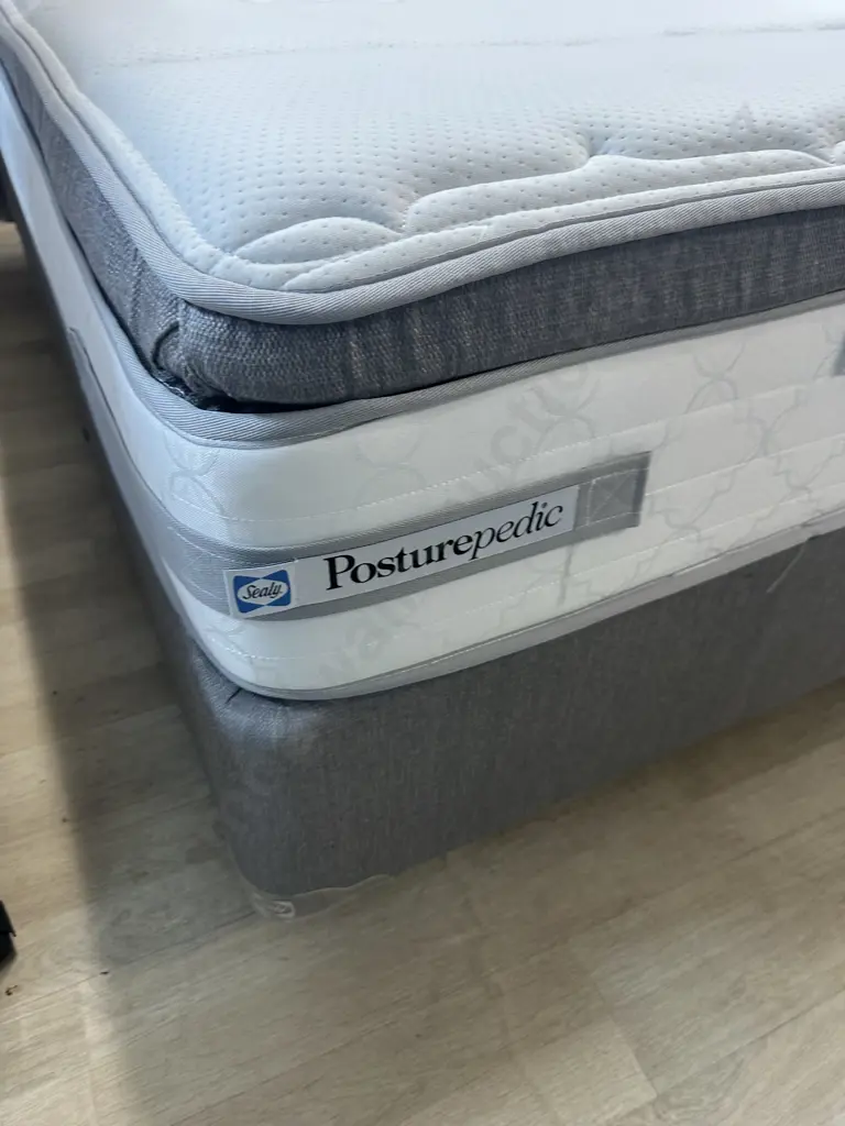 Sealy Posturepedic Aspire Pure Plush Single Size Mattress & Base Image 1++