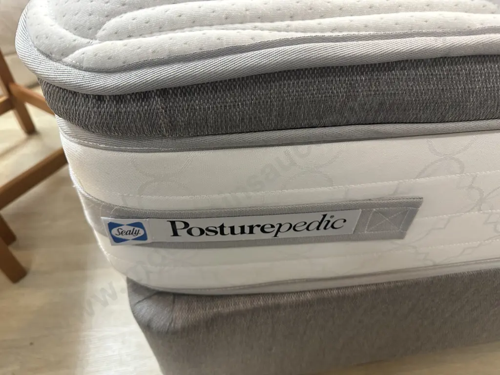 Sealy Posturepedic Aspire Pure Plush Single Size Mattress & Base Image 1++