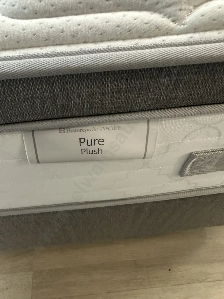 Sealy Posturepedic Aspire Pure Plush Single Size Mattress & Base Image 1++