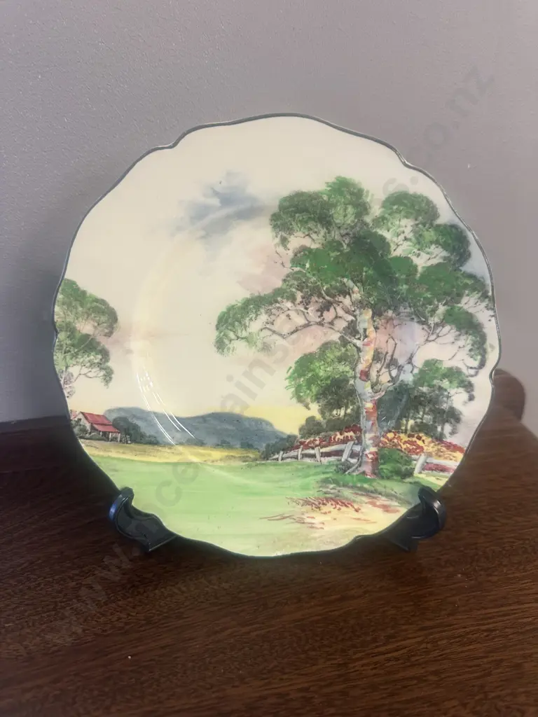 Royal Doulton Series Ware Plate Gum Trees #D5506 Image 1++