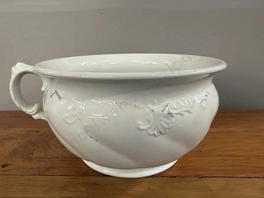 Antique W Adams & Sons Chamber Pot  Image 1++