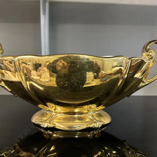Royal Winton 'Golden Age' Two Handled Footed Vase H17.5,W40cm.