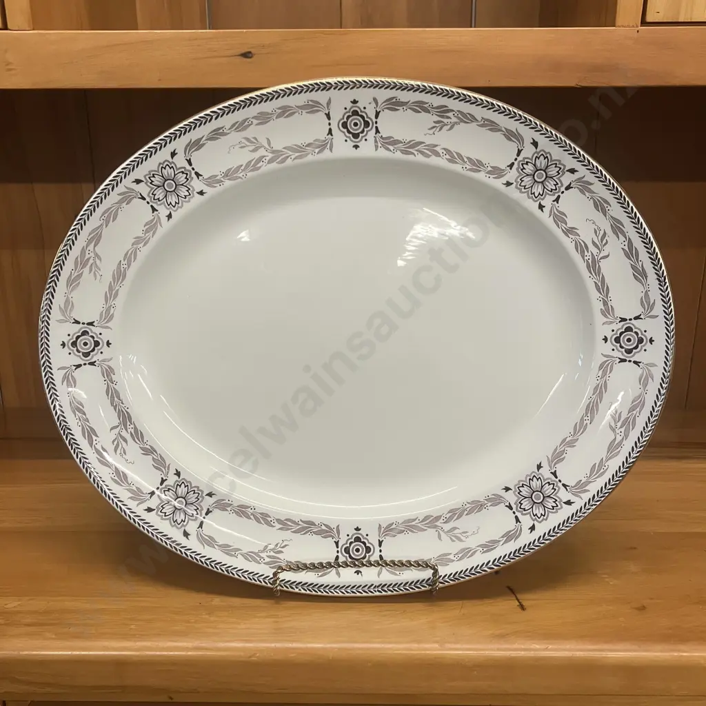 Large Vintage 1930s' Burleigh Ware 'Radford' 50 x 37cm Serving Platter Image 1++