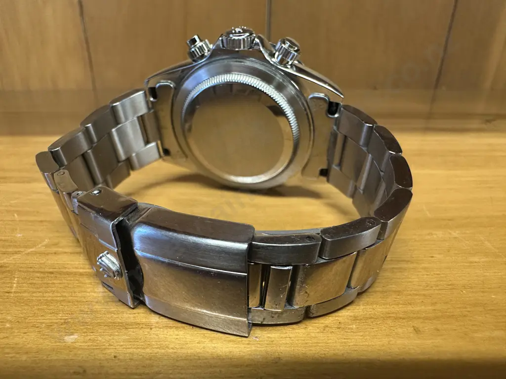 Rolex Look Watch Silver Coloured Strap Image 1++