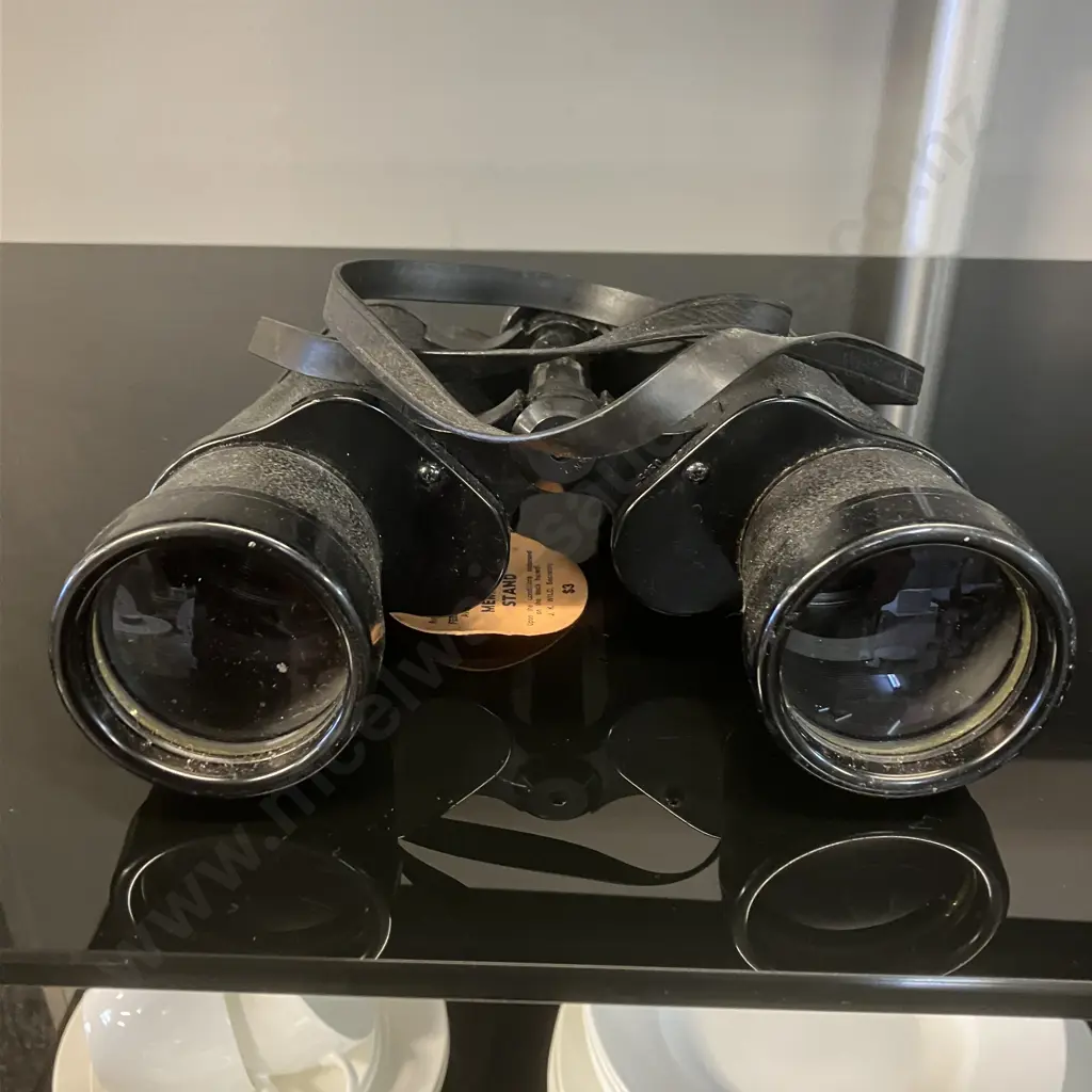 Tasco Binoculars 10x50 Model 312 Fully Coated Optics Light Weight - Field View At 1000YDS:288FT Image 1++