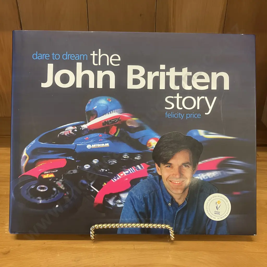 Dare to Dream The John Britten Story By Felicity Price, 2003 First Edition Hazard Press Publishers Image 1++