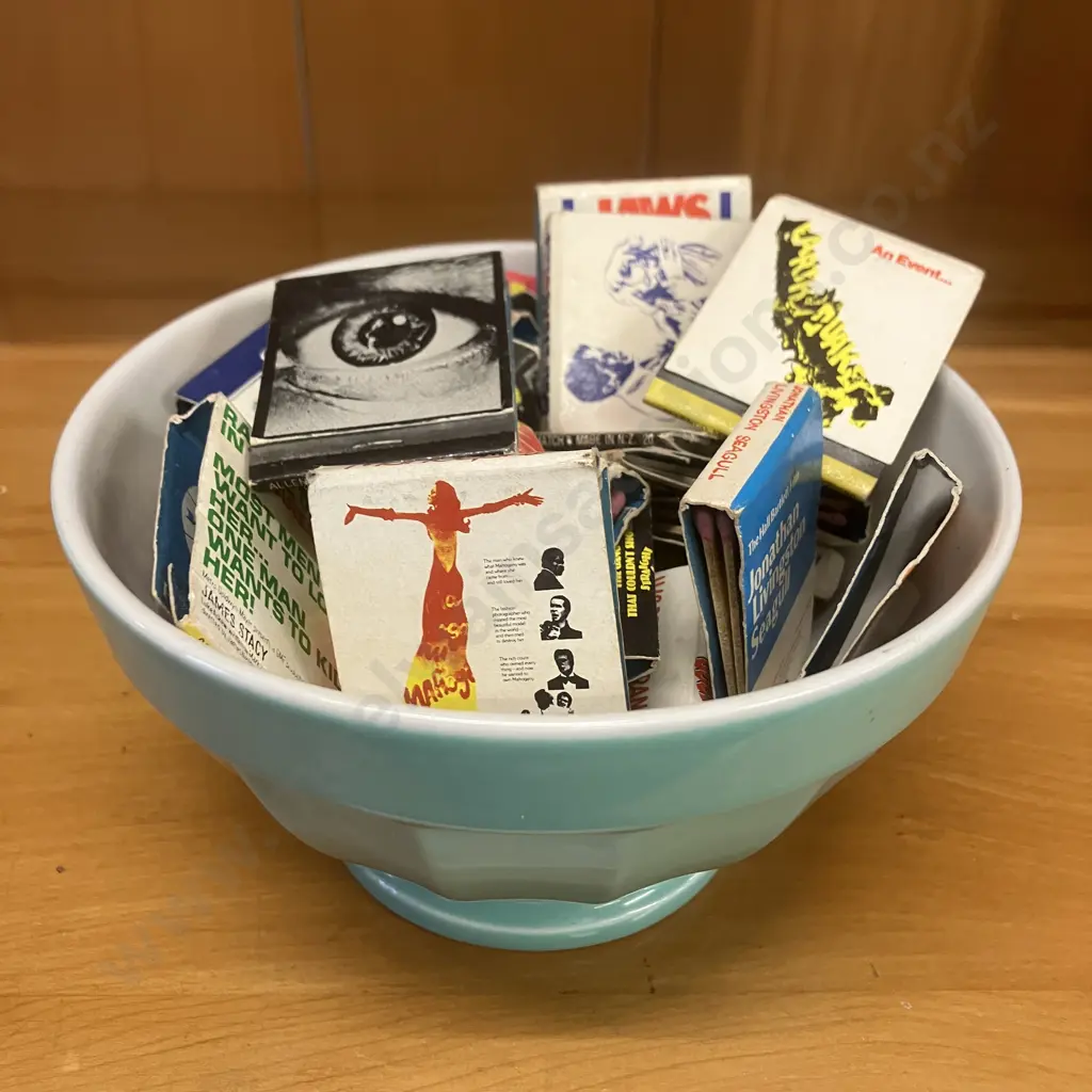 Vintage Collectable Movie Matchbooks x 28 In a Bowl Image 1++