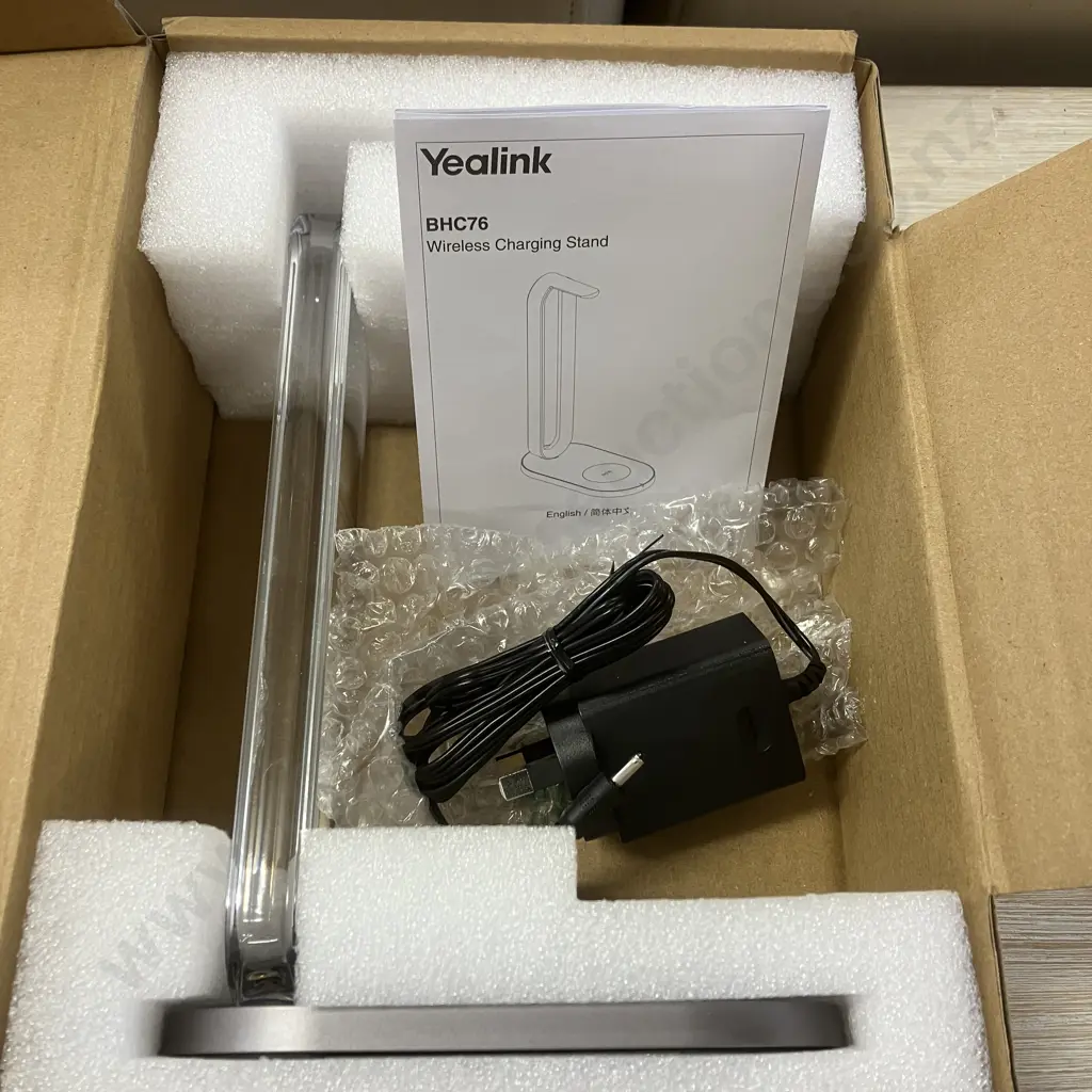 Yealink BHC76 Wireless Charging Stand - Boxed Image 1++