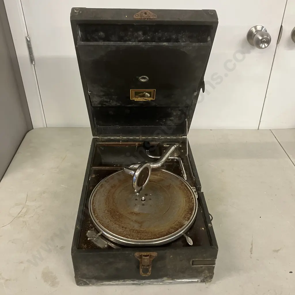 HMV Gramophone (As Found Condition) Image 1++