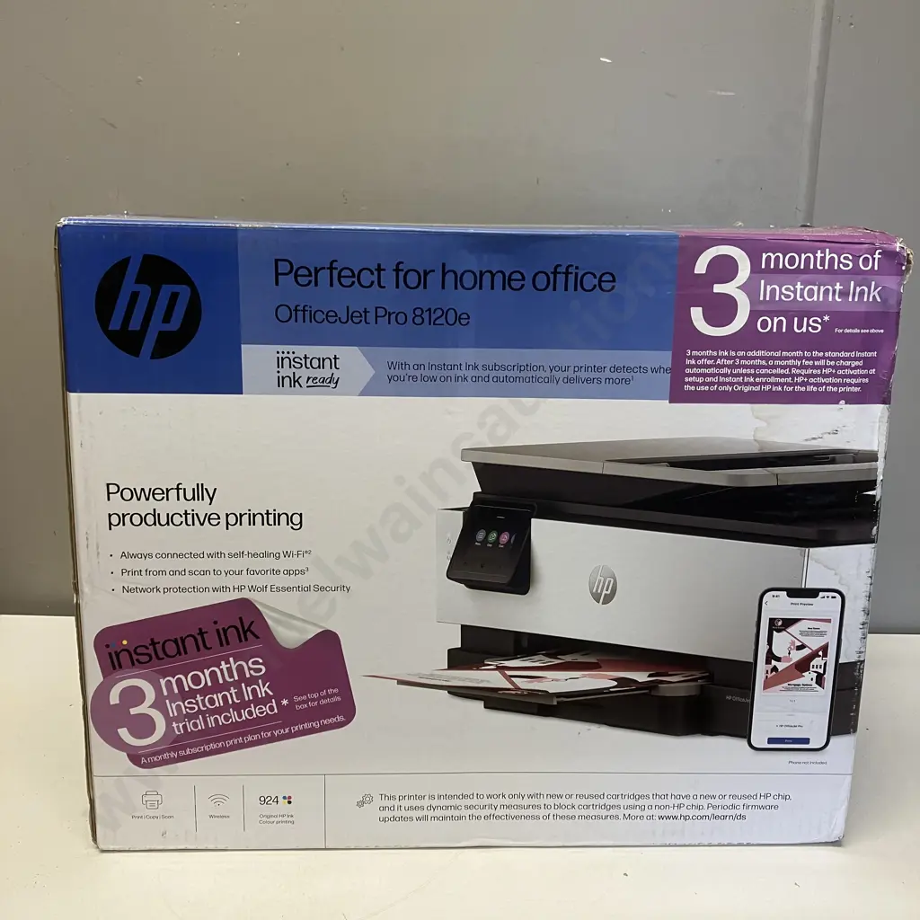 HP OfficeJet Pro 8120e All-in-One Printer - Boxed Image 1++