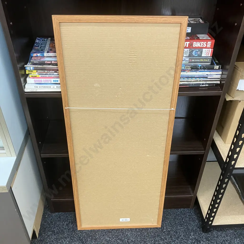 Wooden Framed Dress Mirror. 107 x 42cm Image 1++